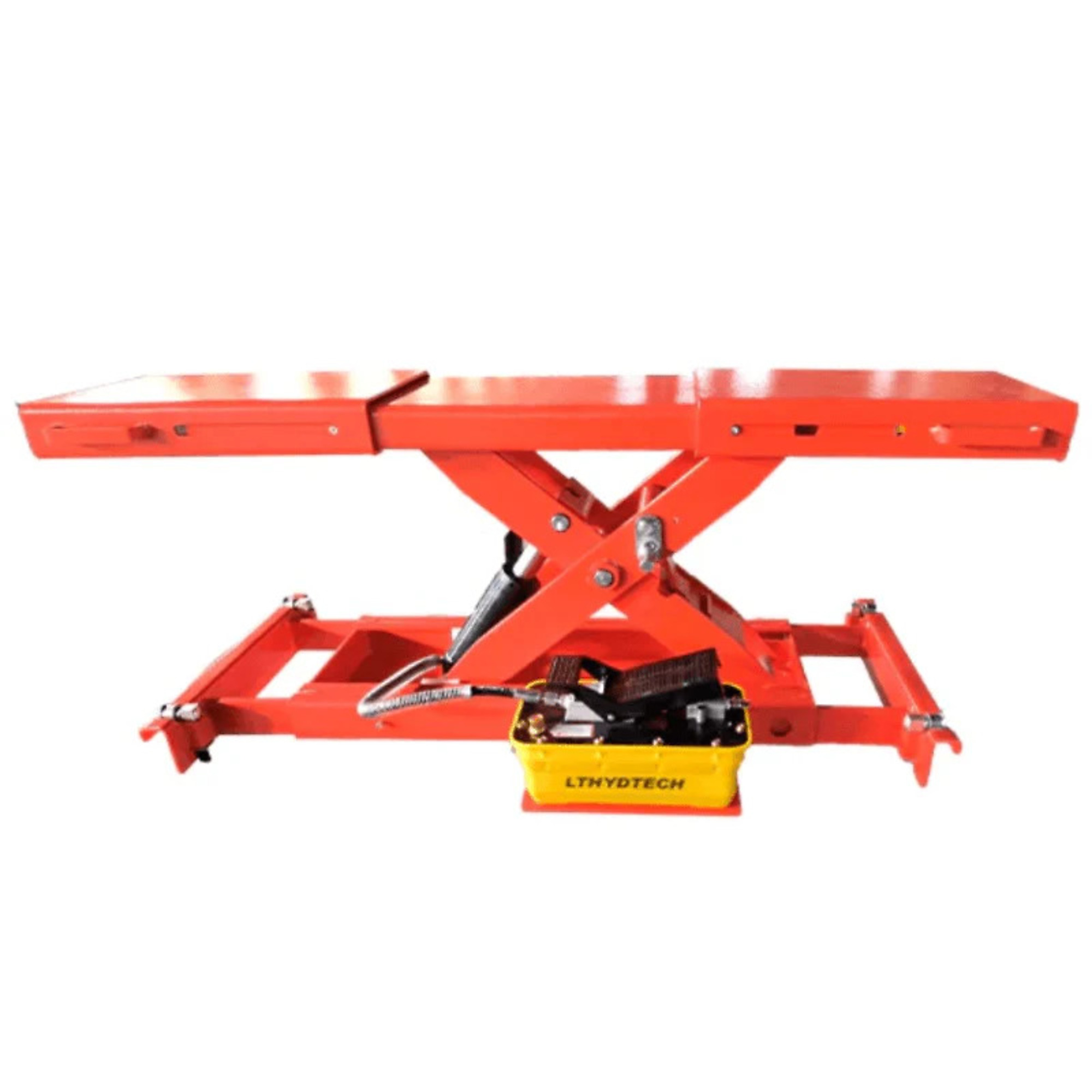 Katool Four-Post Rolling Jack — 5000-Lb. Capacity, Air/Hydraulic, Low-Profile, Model# KT-RJ50